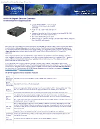 10/100/1000 Ethernet Extender | Ethernet Copper Extender | Perle