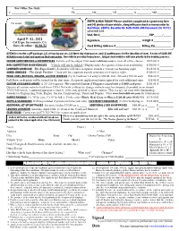 2021 SA Vehicle Inside Entry Form.Pdf