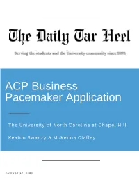 ACP Business Pacemaker Application