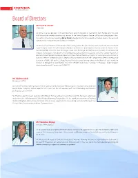 Board of Directors