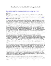 Cuba and U.S. Blockade