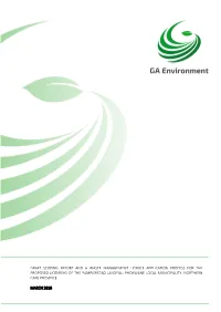 Draft Scoping Report for the Pampierstad Landfill