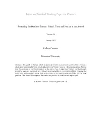 Ritual, Time and Poetics in the Aeneid