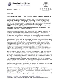 Sintel”, a Free and Open Project Available in Digital 4K