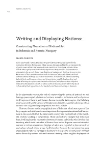 Writing and Displaying Nations