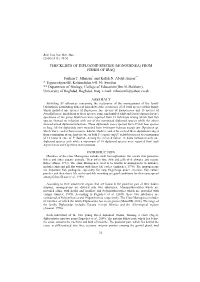 Checklists of Diplozoid Species (Monogenea) from Fishes of Iraq