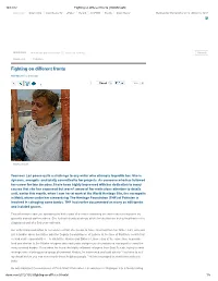 Fighting on Different Fronts | DAWN.COM