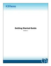 Icefaces Getting Started Guide V1.7 Iii Prerequisites