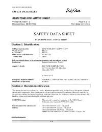 Section 2. Hazards Identification