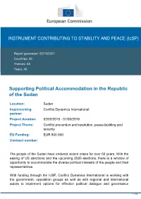 Icsp-Funded Projects