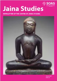 Newsletter of the Centre of Jaina Studies