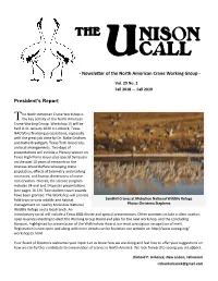 Newsletter of the North American Crane Working Group