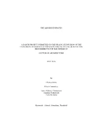 The Absurd Enspaced a Darch Project Submitted To