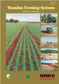 Tramline Farming Systems Technical Manual