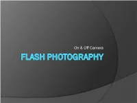 Flash Photography  Studio Photography Where Consistent Results Are Important