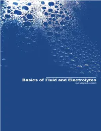 Intravenous Fluid Administration – a Short History………………….….….……