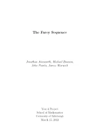 The Farey Sequence