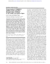 Tomoregulin-1 (TMEFF1) Inhibits Nodal Signaling Through Direct Binding to the Nodal Coreceptor Cripto