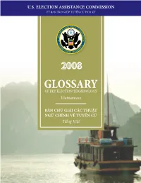 Vietnamese Glossary of Election Terms.Pdf