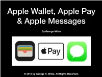 Apple Pay and Messages.Key