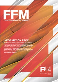 Functions for the Market