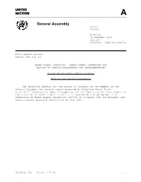 General Assembly Distr