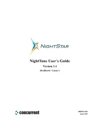 Nighttune User's Guide