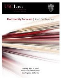 2016: "Multifamily Housing in Gateway Cities"