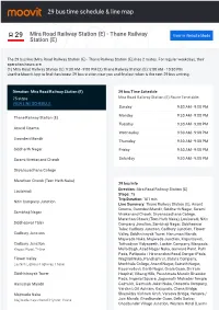 29 Bus Time Schedule & Line Route