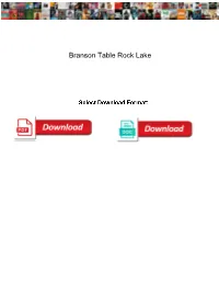 Branson Table Rock Lake
