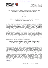 Derek De Solla Price and the Reconstruction of a Medieval Instrument