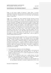 Description of the Proposed Project Chapter 2