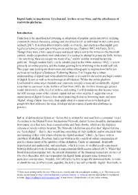 Digital Fanfic in Negotiation: Livejournal, Archive of Our Own, and the Affordances of Read-Write Platforms