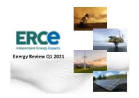 Energy Review Q1 2021 Disclaimer