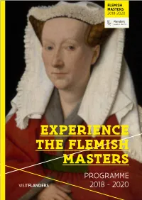Experience the Flemish Masters Programme 2018 - 2020
