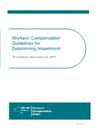 Guidelines for Determining Impairment