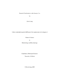 I Bacterial Classifications in the Genomic Era by Kevin Liang A