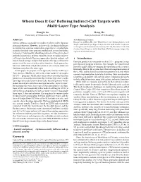 Refining Indirect-Call Targets with Multi-Layer Type Analysis