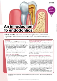 An Introduction to Endodontics