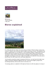 Bierzo Explained