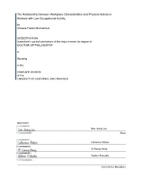 By Submitted in Partial Satisfaction of the Requirements for Degree of in In