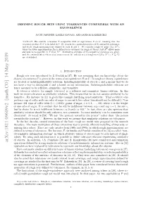 Defining Rough Sets Using Tolerances Compatible with an Equivalence 2