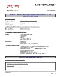 Safety Data Sheet