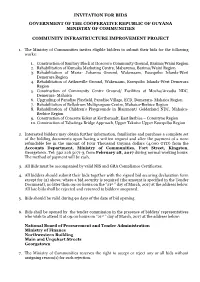 Invitation for Bids Ciip