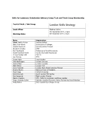 London Skills Strategy