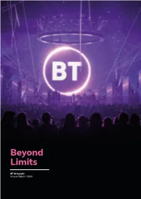 BT Group Plc Annual Report 2020 BT Group Plc Annual Report 2020 Strategic Report 1