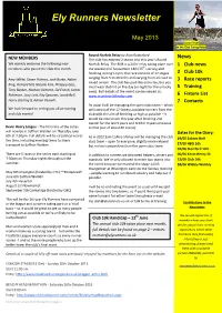 Ely Runners Newsletter