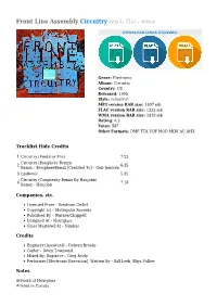 Front Line Assembly Circuitry Mp3, Flac, Wma