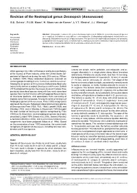 Revision of the Neotropical Genus Desmopsis (Annonaceae)