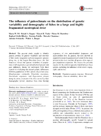 The Influence of Paleoclimate on the Distribution of Genetic Variability And